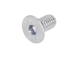 Screw M6x12 countersunk head hexagon socket, galvanized (strength 10.9) Screw M6x12 countersunk head hexagon socket, galvanized (strength 10.9)