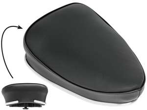 Moped seat with suspension and tool box (1A quality) Moped seat with suspension and tool box (1A quality)