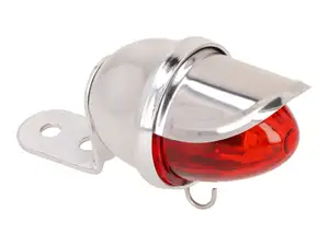 Tail light "Mississippi" (small) chrome / red Tail light "Mississippi" (small) chrome / red