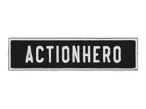 mk-Merch Klett-Patch «AKTIONHERO» 100 x 25 mm mk-Merch Klett-Patch «AKTIONHERO» 100 x 25 mm