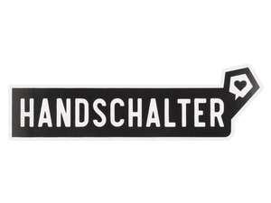 mk-Merch Aufkleber «HANDSCHALTER» 25 x 100 mm mk-Merch Aufkleber «HANDSCHALTER» 25 x 100 mm