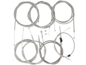BGM cable set "original" gray | Vespa PX Lusso BGM cable set "original" gray | Vespa PX Lusso