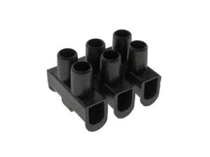 Lüsterklemme 3-polig schwarz klein (0.1 - 2.5 mm²) Lüsterklemme 3-polig schwarz klein (0.1 - 2.5 mm²)