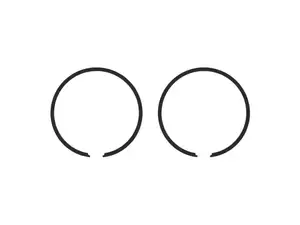 Airsal piston rings 38x1.5 mm black (pair) | Puch Airsal piston rings 38x1.5 mm black (pair) | Puch