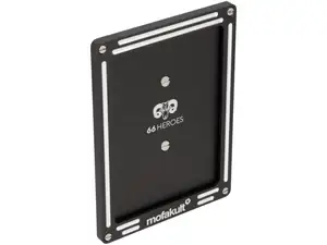 66HEROES Custom number frame "mofakult" black (CH version) 66HEROES Custom number frame "mofakult" black (CH version)