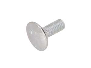 Lock screw M6x16 flat round head galvanized Lock screw M6x16 flat round head galvanized
