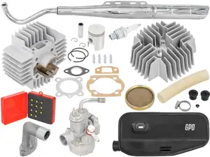 swiing® ingenious Tuning-Set 38 mm (mit Auspuffwahl) | Puch E50, ZA50 swiing® ingenious Tuning-Set 38 mm (mit Auspuffwahl) | Puch E50, ZA50