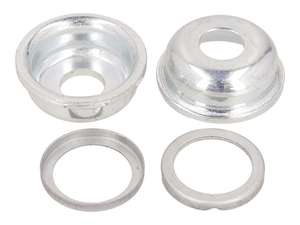 Wheel bearing shell set Ø 35 mm with dust rings rear | Hercules Prima Wheel bearing shell set Ø 35 mm with dust rings rear | Hercules Prima