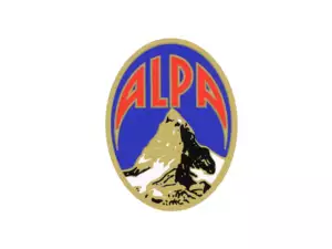 Aufkleber «Alpa» 38 x 50 mm Aufkleber «Alpa» 38 x 50 mm