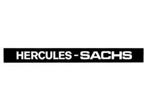 Aufkleber «Hercules - Sachs» Seitenverkleidung 254 x 28 mm Aufkleber «Hercules - Sachs» Seitenverkleidung 254 x 28 mm