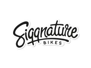 Siggnature sticker "Siggnature Bikes" 120 x 50 mm white Siggnature sticker "Siggnature Bikes" 120 x 50 mm white