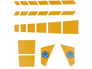 Sticker set frame orange | Piaggio SUPERbravo Sticker set frame orange | Piaggio SUPERbravo