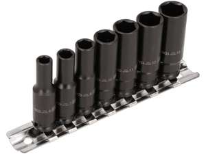 BGS 1/4" Kraft-Stecknuss-Set 6 - 13 mm lang 7-tlg. BGS 1/4" Kraft-Stecknuss-Set 6 - 13 mm lang 7-tlg.