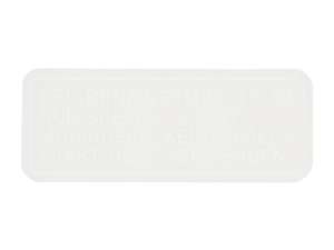 swiing® revival Aufkleber «OEL-BENZINGEMISCH 1:50» 63 x 25 mm weiss | Puch swiing® revival Aufkleber «OEL-BENZINGEMISCH 1:50» 63 x 25 mm weiss | Puch