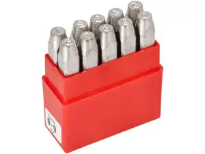 Schlagzahlen-Satz 4 mm 10-tlg. Schlagzahlen-Satz 4 mm 10-tlg.