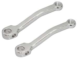 GPO cranks chrome 163 mm pair GPO cranks chrome 163 mm pair