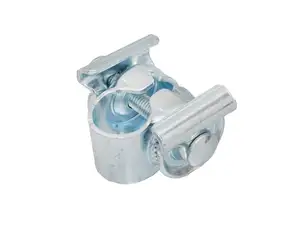 Sattelklemme verzinkt (für runde Führungsschienen) Sattelklemme verzinkt (für runde Führungsschienen)