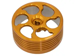 Kupplungsglocke Wandler Vario CNC Alu gold | Piaggio Ciao, SI, Bravo, Boxer Kupplungsglocke Wandler Vario CNC Alu gold | Piaggio Ciao, SI, Bravo, Boxer