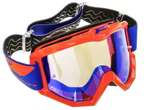 ProGrip goggles MX 3201 Raceline orange blue mirrored ProGrip goggles MX 3201 Raceline orange blue mirrored
