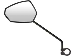 ergotec Spiegel M-77L eckig 12 cm links schwarz ergotec Spiegel M-77L eckig 12 cm links schwarz