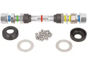 swiing® ingenious Radachse-Set M11x1 x 154 Vorderrad Speichen | Puch Maxi, X30 Sport, Velux swiing® ingenious Radachse-Set M11x1 x 154 Vorderrad Speichen | Puch Maxi, X30 Sport, Velux