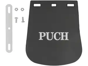 Splash guard "Puch" lettering Splash guard "Puch" lettering