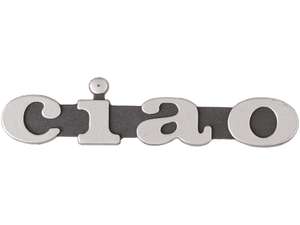 Emblem «Ciao» Kunststoff NOS | Piaggio Ciao Emblem «Ciao» Kunststoff NOS | Piaggio Ciao