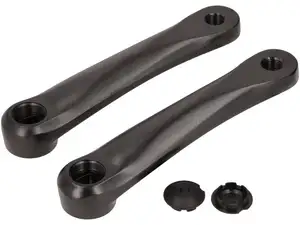 Pedal cranks right & left black (square) pair original | Pony GTX, Cross 521 (P8081) Pedal cranks right & left black (square) pair original | Pony GTX, Cross 521 (P8081)