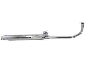 Auspuff 25 mm schräger Auslass Chrom | Tomos Auspuff 25 mm schräger Auslass Chrom | Tomos