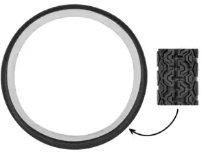 Fortune 2.00 x 19" Reifen F-899 2.P.R. Allround Weisswand Fortune 2.00 x 19" Reifen F-899 2.P.R. Allround Weisswand