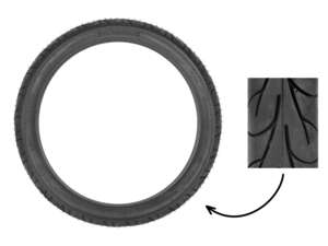 Continental 2.25 x 16" Go Reifen Semi-Slick Continental 2.25 x 16" Go Reifen Semi-Slick