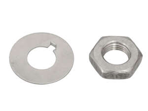 swiing® revival Ritzelbefestigung M10x1 (Mutter & Scheibe) Inox | Sachs 502, 50/2 swiing® revival Ritzelbefestigung M10x1 (Mutter & Scheibe) Inox | Sachs 502, 50/2