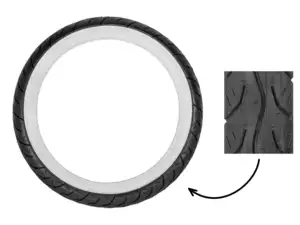 Merrick 2.50 x 16" MK 528 Weisswand Merrick 2.50 x 16" MK 528 Weisswand