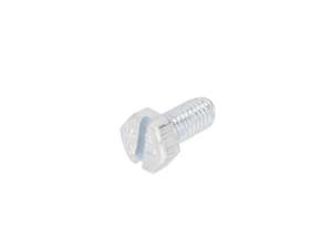 Schraube M5x10 Sechskant Schlitz verzinkt Schraube M5x10 Sechskant Schlitz verzinkt