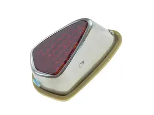 Rücklicht Aluminium poliert oval Rücklicht Aluminium poliert oval