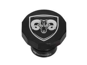 66HEROES Tank cap square "66HEROES" black | Puch 66HEROES Tank cap square "66HEROES" black | Puch