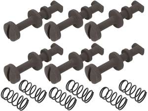 GPO side protection screw set dark gray incl. springs | Piaggio Boxer GPO side protection screw set dark gray incl. springs | Piaggio Boxer