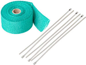 GPO Heat-Resistant Tape with Fasteners, Turquoise, 5 m GPO Heat-Resistant Tape with Fasteners, Turquoise, 5 m