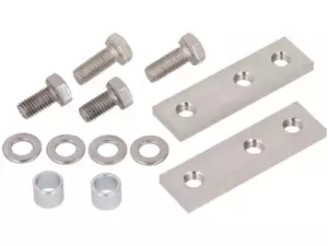 swiing® revival clamping plates mounting set saddle Inox | Piaggio Ciao C9, P swiing® revival clamping plates mounting set saddle Inox | Piaggio Ciao C9, P