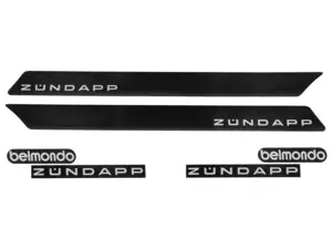 Aufkleber-Set Tank & Seitenschützer Jg. 1974 - 1975 | Zündapp Belmondo Aufkleber-Set Tank & Seitenschützer Jg. 1974 - 1975 | Zündapp Belmondo