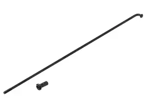 GPO 19" spoke single incl. nipple (2.9 x 212 mm) black GPO 19" spoke single incl. nipple (2.9 x 212 mm) black