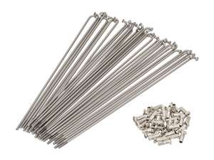 WWS 19" Speichen-Set inkl. Nippel (2.6 x 215 mm) Inox WWS 19" Speichen-Set inkl. Nippel (2.6 x 215 mm) Inox