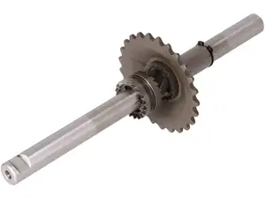 Kickstarter shaft with drive pinion Pedal original | Tomos Standard, Flexer, Youngster Kickstarter shaft with drive pinion Pedal original | Tomos Standard, Flexer, Youngster