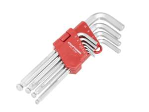 Kraftwerk Allen key set angled 1.5 - 10 mm 10 pcs. Kraftwerk Allen key set angled 1.5 - 10 mm 10 pcs.