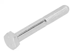 M6x45 hexagon head screw with galvanized shank M6x45 hexagon head screw with galvanized shank