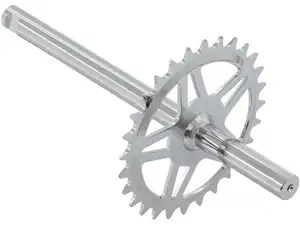 GPO Tretachse 28 Zähne Chrom | Sachs Alpa GPO Tretachse 28 Zähne Chrom | Sachs Alpa