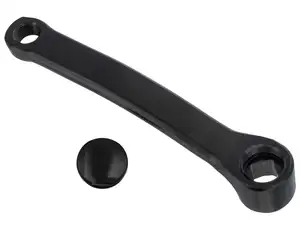 GPO pedal crank left black (square) | Pony (P8082) GPO pedal crank left black (square) | Pony (P8082)