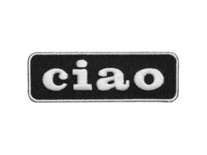 mk-Merch patch "Piaggio Ciao" 75 x 25 mm mk-Merch patch "Piaggio Ciao" 75 x 25 mm