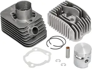 Polini 43 mm cylinder kit incl. head 10 mm KoBo | Piaggio Ciao, Bravo, Boxer Polini 43 mm cylinder kit incl. head 10 mm KoBo | Piaggio Ciao, Bravo, Boxer