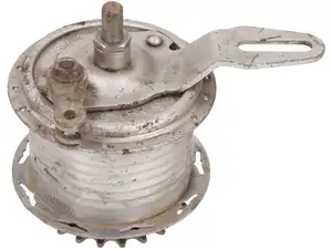 Radnabe Hinterrad Stangenbremse (mit starken Beschädigungen) breite Ausf. (DE-Version) NOS Radnabe Hinterrad Stangenbremse (mit starken Beschädigungen) breite Ausf. (DE-Version) NOS